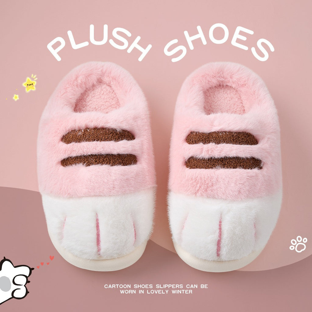 Cozy Cat Paw Slippers